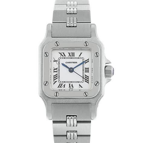 orologio cartier santos bianco|Cartier Santos square.